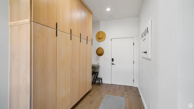 1245 E Draper Ln, Wallsburg, UT 84082 - corridor with light hardwood / wood-style floors