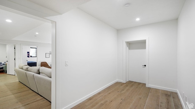 1245 E Draper Ln, Wallsburg, UT 84082 - corridor with light hardwood / wood-style floors