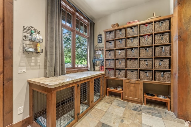 1355 W Red Hawk Trl Unit 35, Park City, UT 84098 - wine room featuring stone finish floor