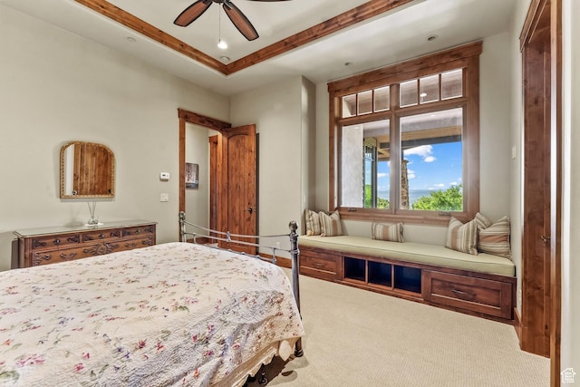 1355 W Red Hawk Trl Unit 35, Park City, UT 84098 - carpeted bedroom with a tray ceiling