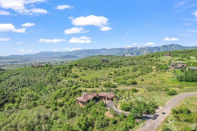 1355 W Red Hawk Trl Unit 35, Park City, UT 84098 - aerial view with a forest view and a mountain view