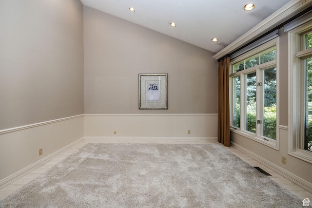 1387 E 260 N, Logan, UT 84321 - spare room featuring lofted ceiling