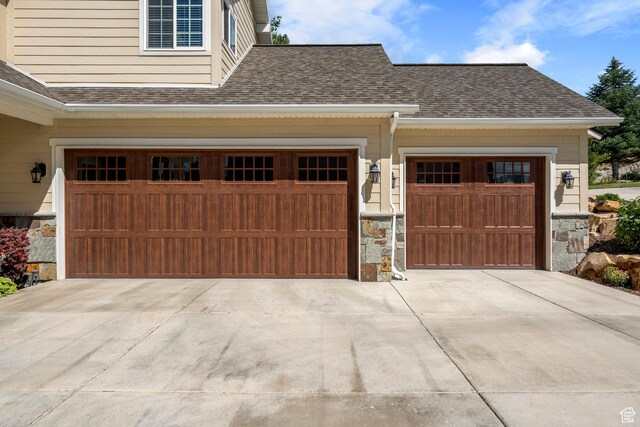 3128 E Hunters Ridge Way, Heber City, UT 84032 - garage featuring driveway