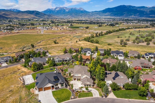 3128 E Hunters Ridge Way, Heber City, UT 84032 - aerial view of residential area featuring mountains