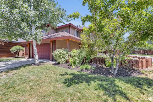 1126 Station Loop Rd, Park City, UT 84098 - view of front of property featuring a garage and a front lawn