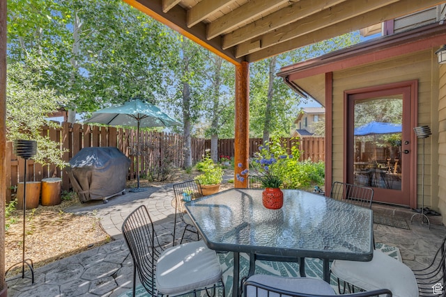 1126 Station Loop Rd, Park City, UT 84098 - view of patio featuring a grill