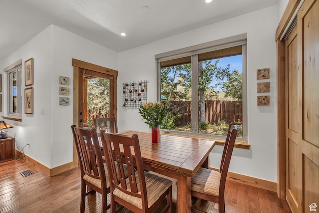 1126 Station Loop Rd, Park City, UT 84098 - dining room featuring hardwood / wood-style flooring
