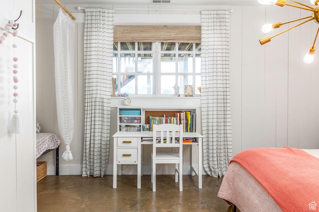 1380 S Mills Ln, Heber City, UT 84032 - bedroom with concrete floors