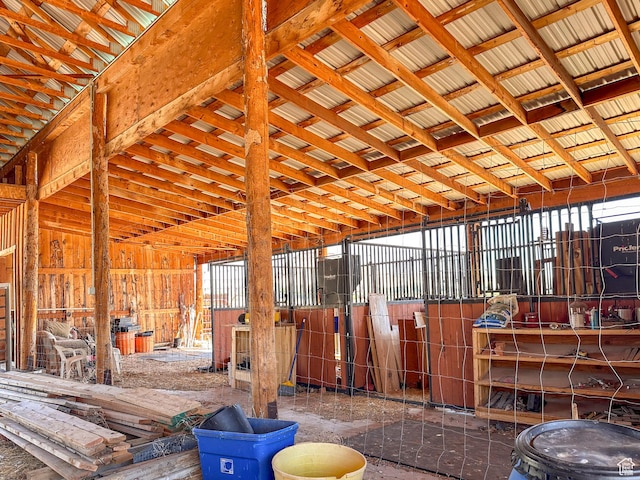 view of stable