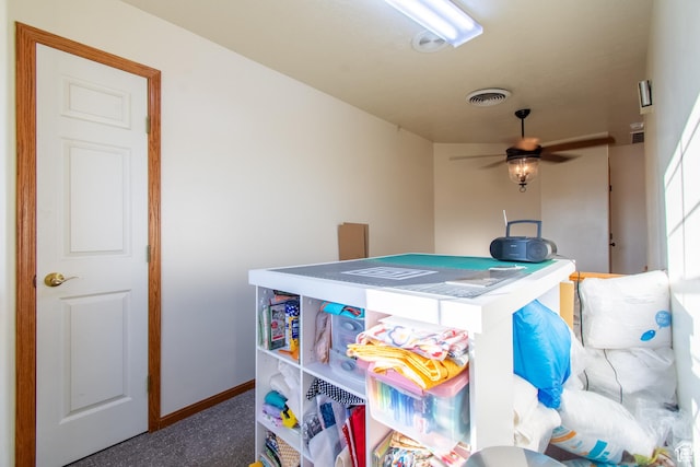 560 N 400 W, Smithfield, UT 84335 - interior space featuring visible vents and ceiling fan