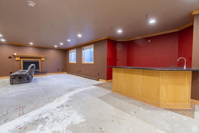 560 N 400 W, Smithfield, UT 84335 - interior space featuring a baseboard heating unit and baseboards