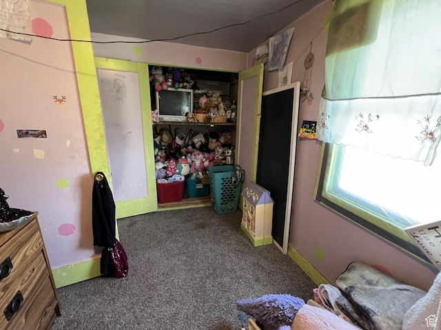 736 E Hatchery Rd, Bicknell, UT 84715 - rec room featuring carpet floors and baseboards