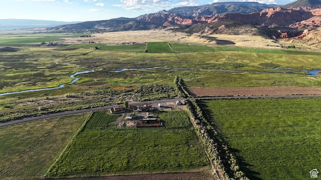 736 E Hatchery Rd, Bicknell, UT 84715 - bird's eye view featuring a rural view and a mountain view