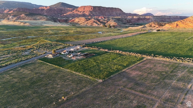 736 E Hatchery Rd, Bicknell, UT 84715 - birds eye view of property featuring a mountain view and a rural view