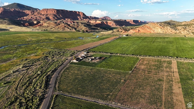736 E Hatchery Rd, Bicknell, UT 84715 - birds eye view of property with a mountain view and a rural view