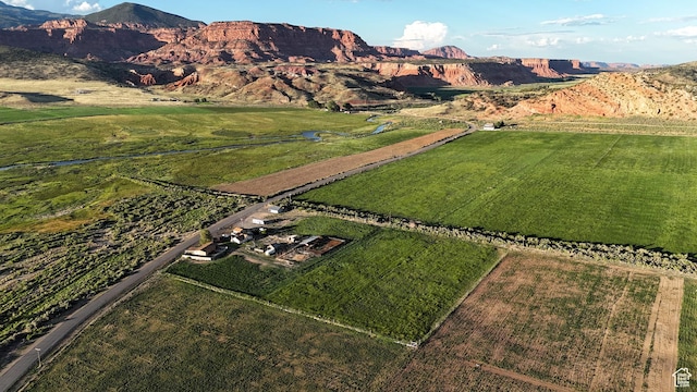 736 E Hatchery Rd, Bicknell, UT 84715 - drone / aerial view featuring a mountain view and a rural view