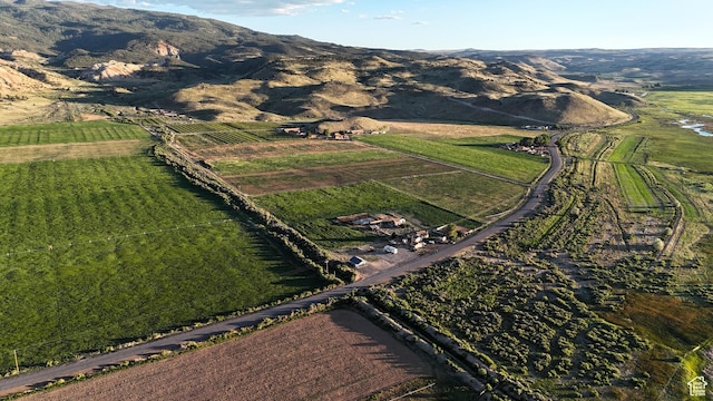 736 E Hatchery Rd, Bicknell, UT 84715 - bird's eye view featuring a mountain view and a rural view