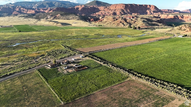 736 E Hatchery Rd, Bicknell, UT 84715 - drone / aerial view featuring a rural view and a mountain view