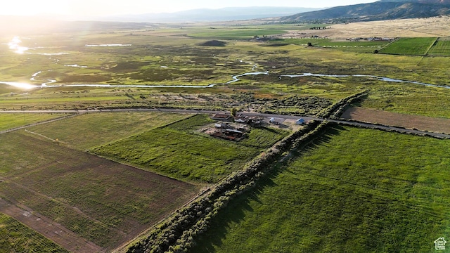 736 E Hatchery Rd, Bicknell, UT 84715 - drone / aerial view featuring a mountain view and a rural view