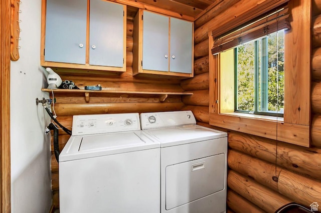 11996 S 3600 W, Riverton, UT 84065 - clothes washing area with washing machine and dryer and cabinet space