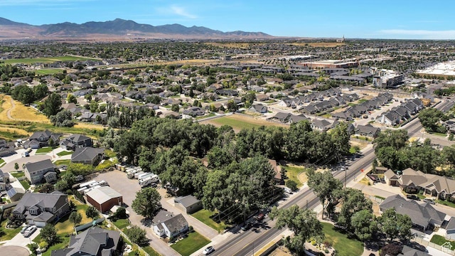 11996 S 3600 W, Riverton, UT 84065 - drone / aerial view featuring a residential view and a mountain view