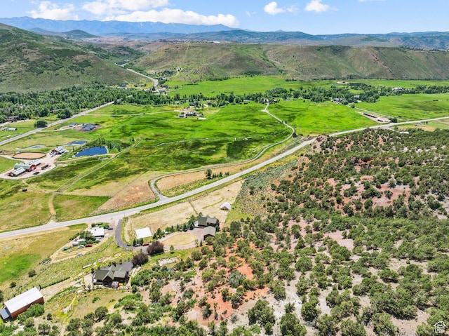 6690 N State Road 32, Peoa, UT 84061 - birds eye view of property with a rural view and a mountain view