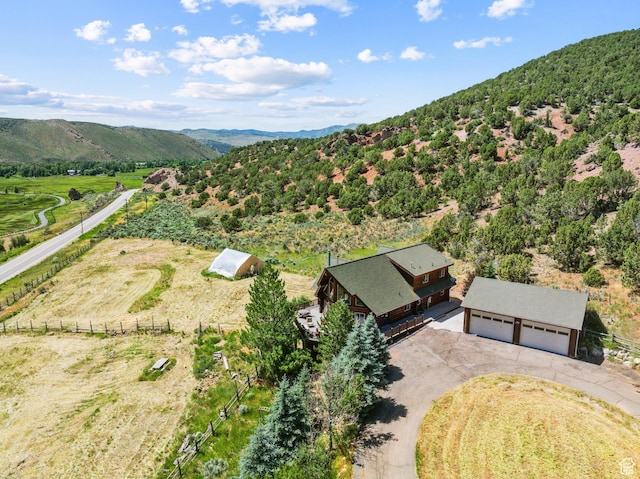 6690 N State Road 32, Peoa, UT 84061 - drone / aerial view with a rural view and a mountain view