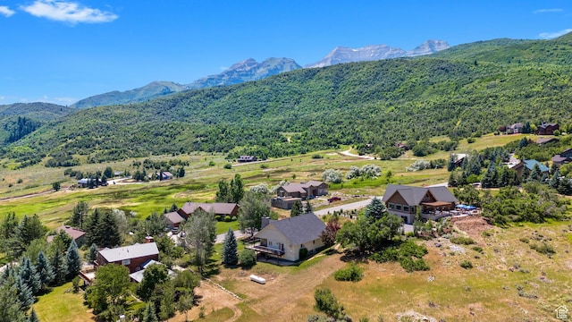 9065 Meadow Dr, Sundance, UT 84604 - drone / aerial view featuring a mountain view