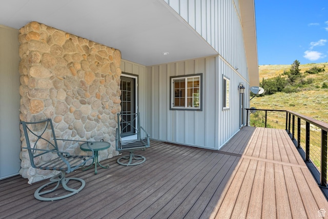 9065 Meadow Dr, Sundance, UT 84604 - view of wooden terrace