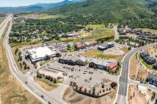 8389 N Pointe Dr, Park City, UT 84098 - drone / aerial view with a mountain view