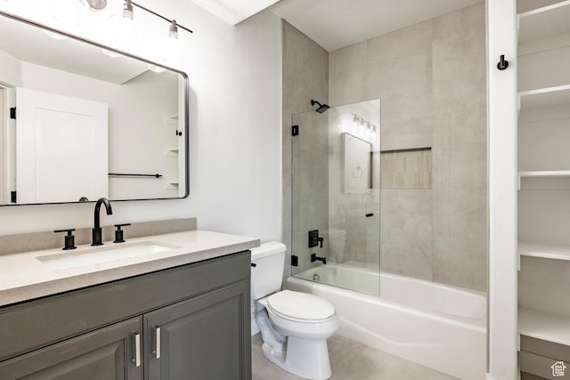 8389 N Pointe Dr, Park City, UT 84098 - full bath with  shower combination, toilet, tile patterned flooring, and vanity