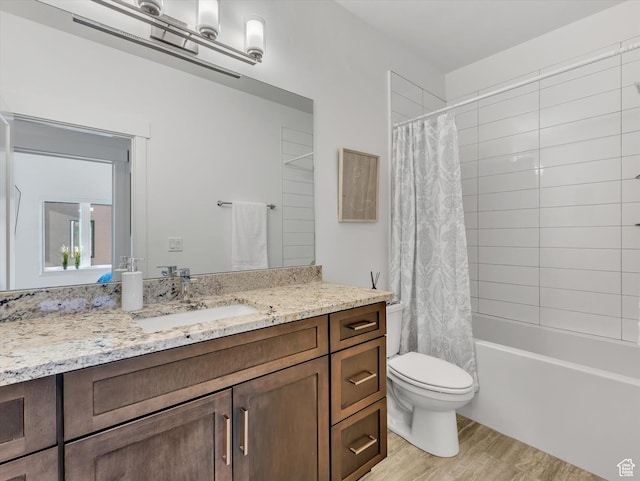 8257 N Sandalwood Ln, Park City, UT 84098 - full bathroom featuring shower / bathtub combination with curtain, vanity, and toilet