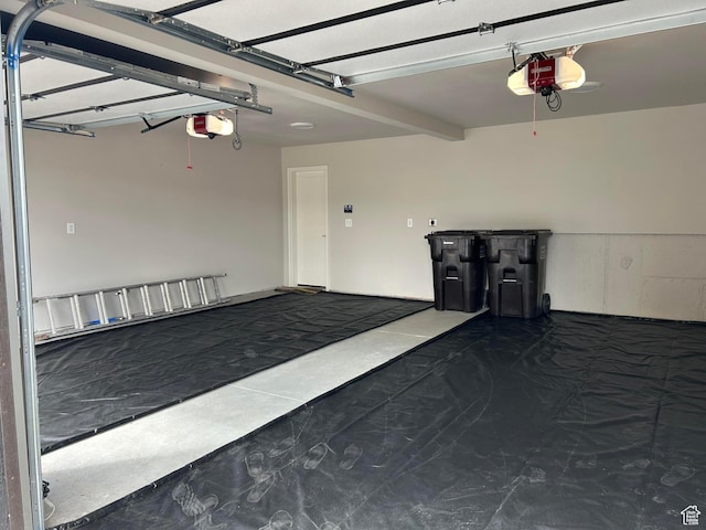 8257 N Sandalwood Ln, Park City, UT 84098 - garage featuring a garage door opener