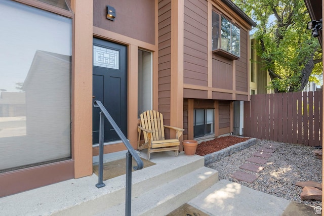 view of property entrance