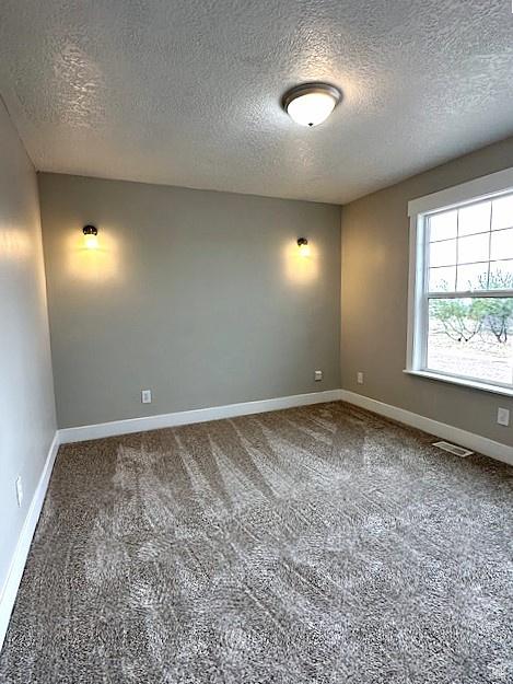 3715 W 11500 N, Neola, UT 84053 - unfurnished room featuring a textured ceiling and carpet