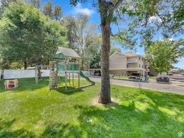 1227 Riverside Ave Unit 50, Provo, UT 84604 - view of yard featuring a playground
