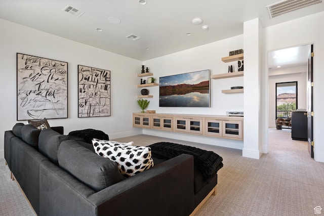 3905 S Quarry Ridge Dr, St George, UT 84790 - living room featuring light colored carpet