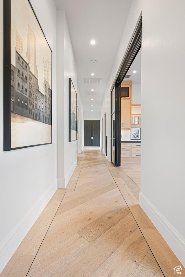 3905 S Quarry Ridge Dr, St George, UT 84790 - hall featuring hardwood / wood-style floors