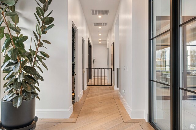 3905 S Quarry Ridge Dr, St George, UT 84790 - hallway featuring light hardwood / wood-style floors