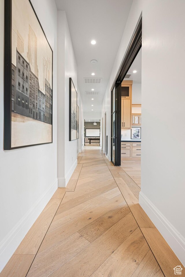 3905 S Quarry Ridge Dr, St George, UT 84790 - corridor with wood-type flooring