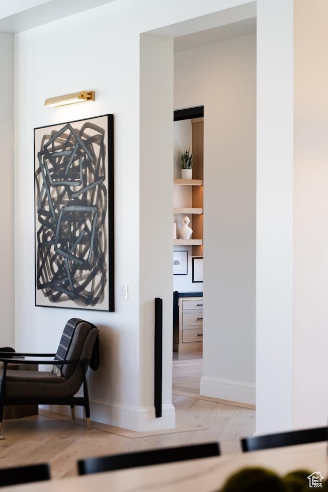 3905 S Quarry Ridge Dr, St George, UT 84790 - corridor with light wood-type flooring