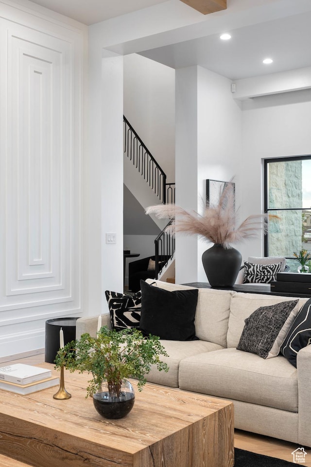 3905 S Quarry Ridge Dr, St George, UT 84790 - living room featuring wood-type flooring