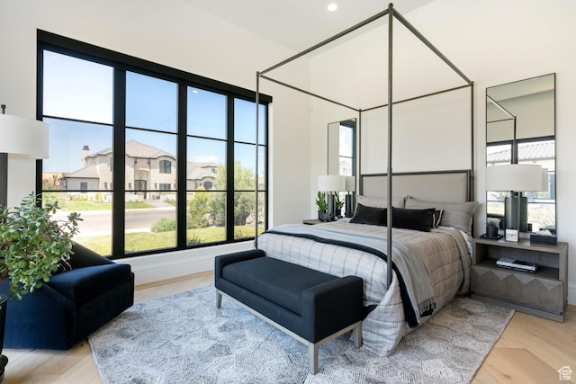 3905 S Quarry Ridge Dr, St George, UT 84790 - bedroom featuring light hardwood / wood-style flooring