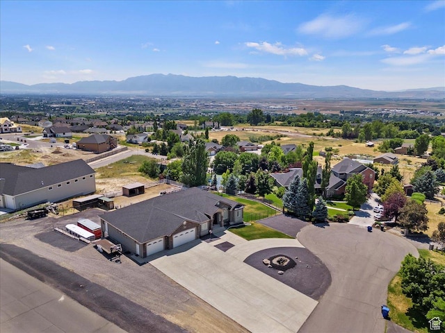 898 E 260 N, Hyde Park, UT 84318 - birds eye view of property featuring a mountain view