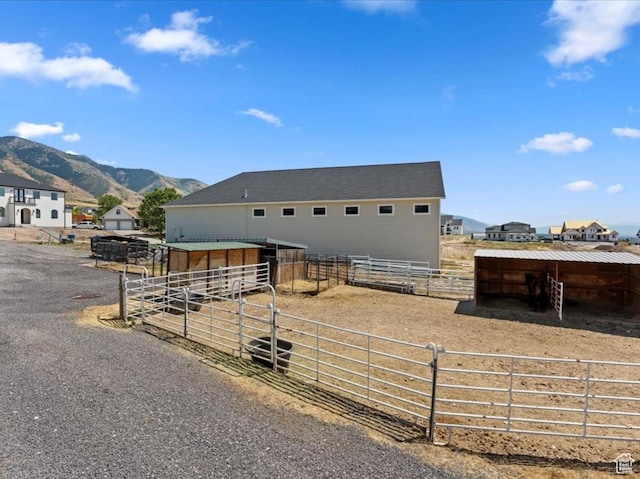 898 E 260 N, Hyde Park, UT 84318 - view of stable featuring a mountain view and a rural view