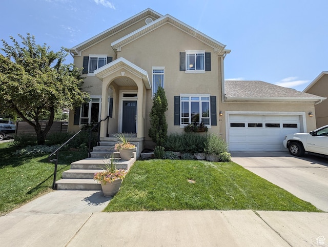812 N Hillsdale Ln, Provo, UT 84606 - front of property with a front lawn and a garage