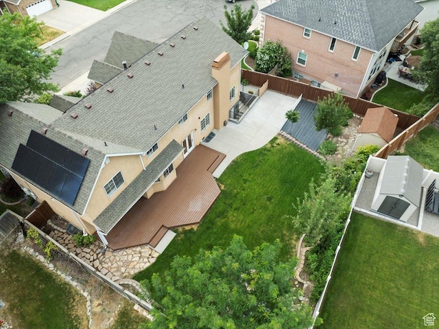 aerial view