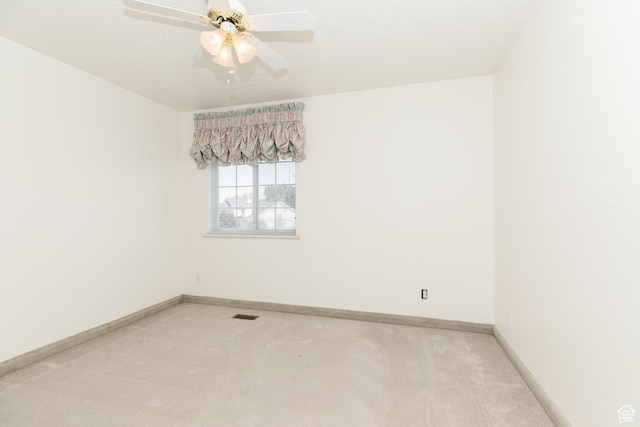 596 Eagle Dr, Preston, ID 83263 - spare room with light carpet and ceiling fan