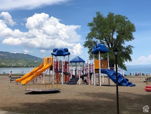2176 S Bear Lake Blvd S Unit 452, Garden City, UT 84028 - communal playground featuring a water and mountain view