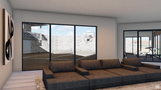 1272 N Hillside Way, Santa Clara, UT 84765 - living room with hardwood / wood-style flooring